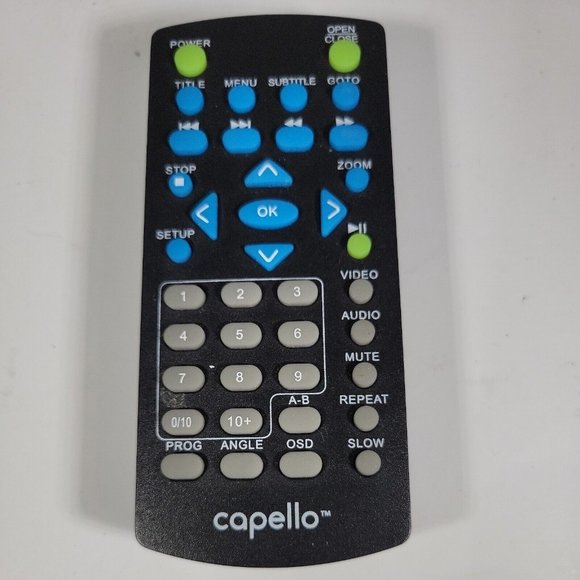 Capello‎ OEM Original Remote Control for DVD Player CVD2216 CVD2216BLK TESTED - Picture 1 of 8